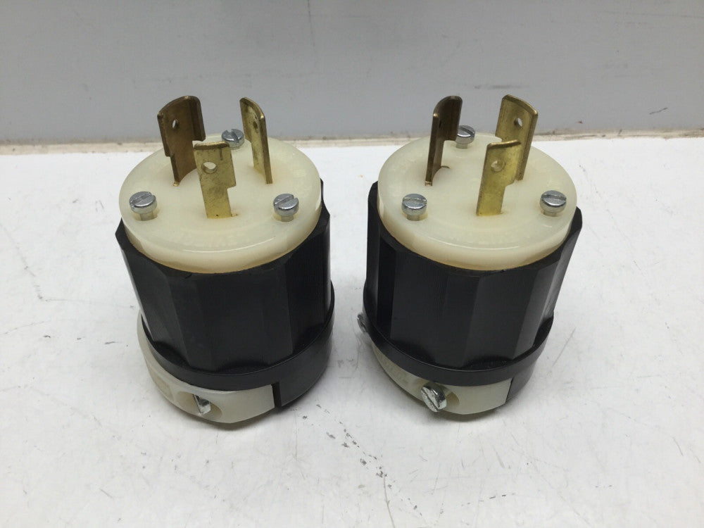Leviton 2371 Twist Turn Connector Locking Plug NEMA L11-20P 20A 250V 3 Phase