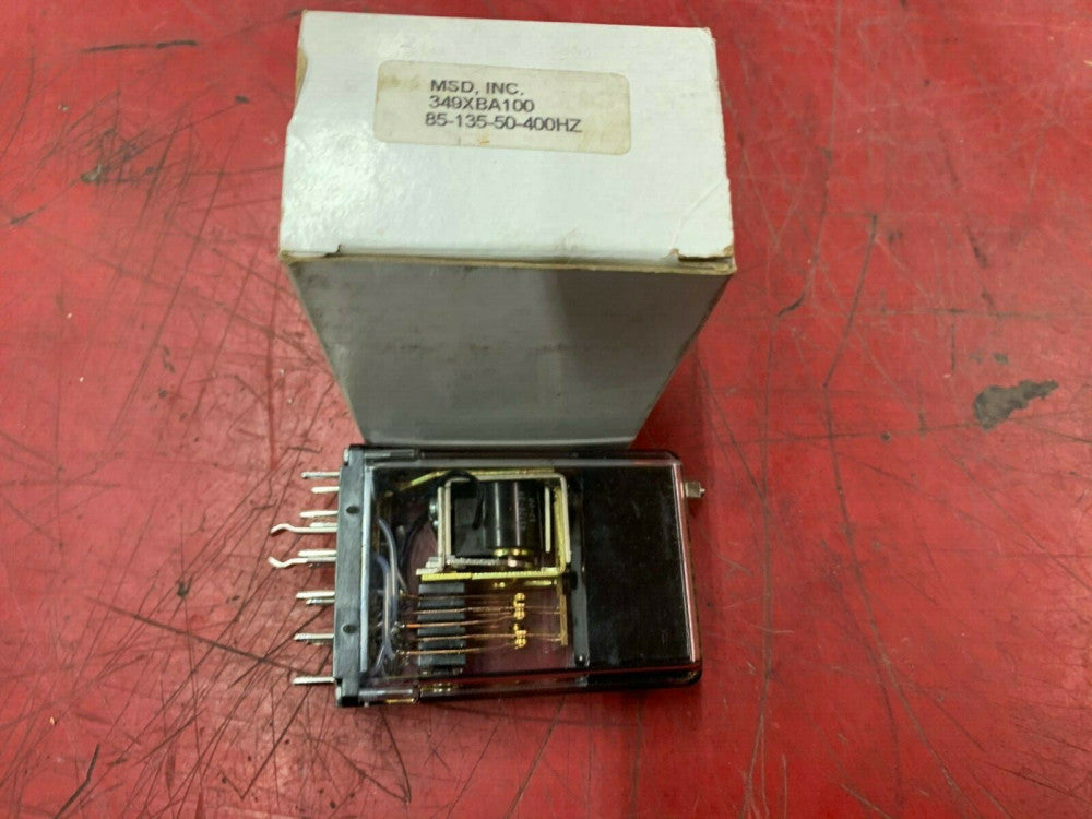 NEW IN BOX MSD INC. RELAY 349XBA100