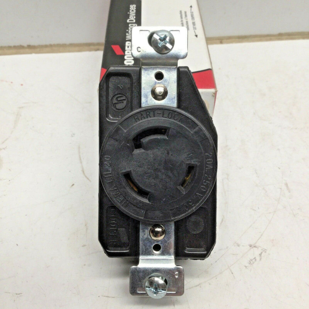 COOPER CWL1120R Locking Receptacle 3P 3W 20A 250V 3PH L11-20R