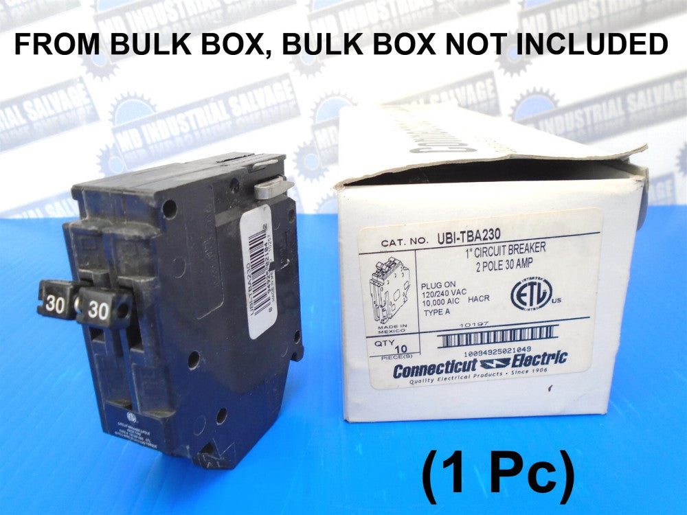 Connecticut Electric - UBITBA230 - CHALLENGER CIRCUIT BREAKER - 2PL 30A 120/240V