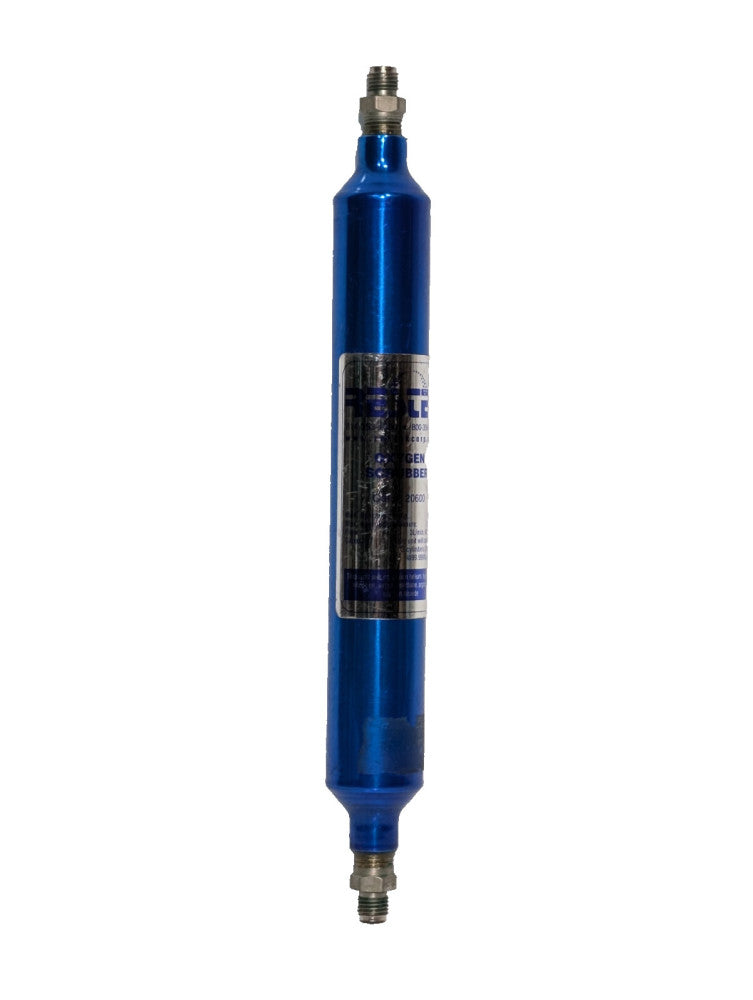 Restek 20600 High-Capacity Oxygen Scrubber, 1/4" Nickle Plated Brass, 250psi Max
