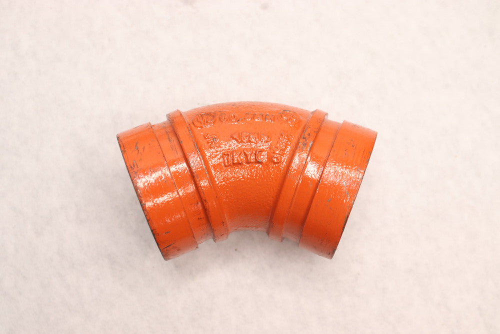 45-Degree Pipe Elbow Ductile Iron 2"