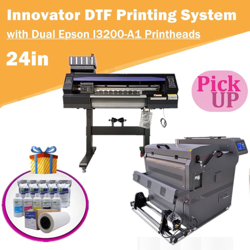PICK-UP 24inch DTF Printing System with Dual Epson I3200-A1 Printheads