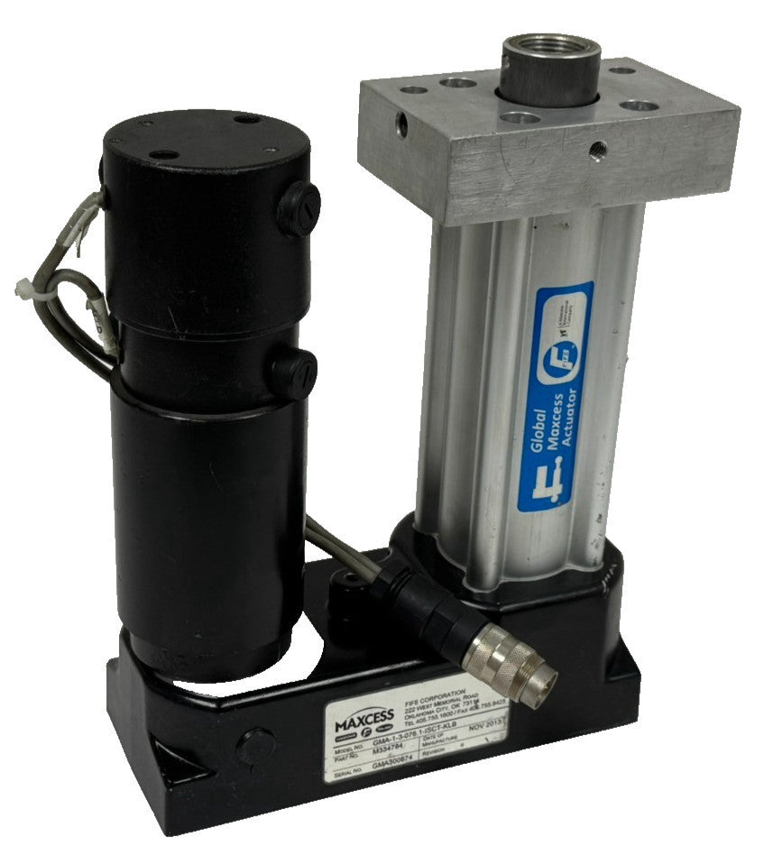 USED MAXCESS / FIFE GMA-1-3-076.1-ISCT-KLB ACTUATOR DPP24T-40-004Z M334784