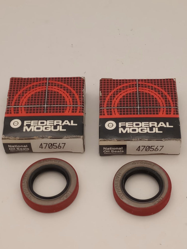 National 470567 Oil Seal .875 ID X 1.379 OD X .312" W (Pack of 2)