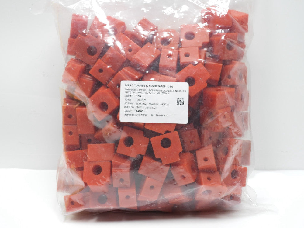 150-Pack 376103 Seal 26.67 x 25.40 x 16.00 mm Fulcrum Level Control Nylon 6/6 Re