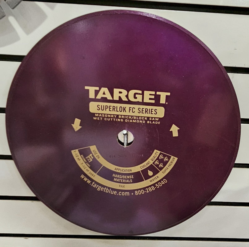 NEW TARGET/FELKER #621559 14" X .095 SUPER LOK DIAMOND BLADE FOR HARD/DENSE MAT