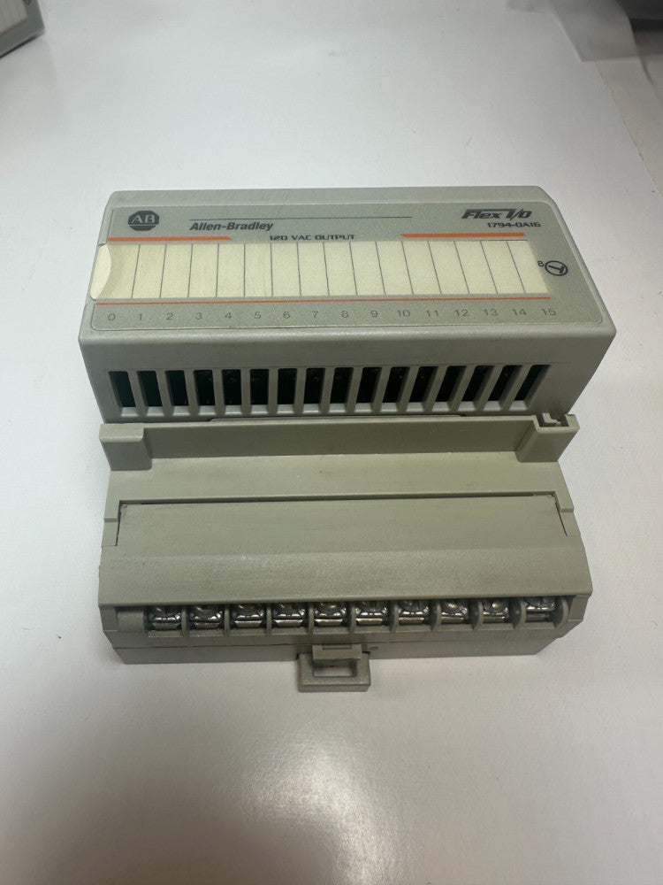 Allen-Bradley 1794-0A16 & 1794-TBN 120VAC Output with Flex Terminal Base - NOS