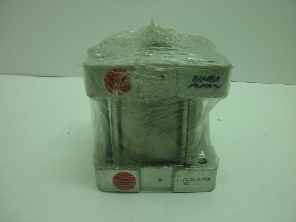 BIMBA FLAT-1 FS-701.5-CFTM CYLINDER DOUBLE ACTING 3" BORE 1.5 STROKE NEW IN PKG