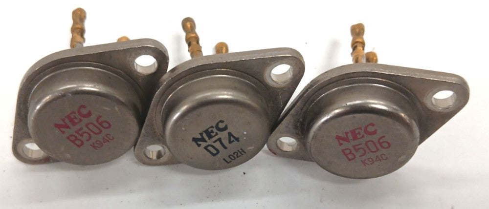 NEC TRANSISTOR ASSORTED LOT OF 3