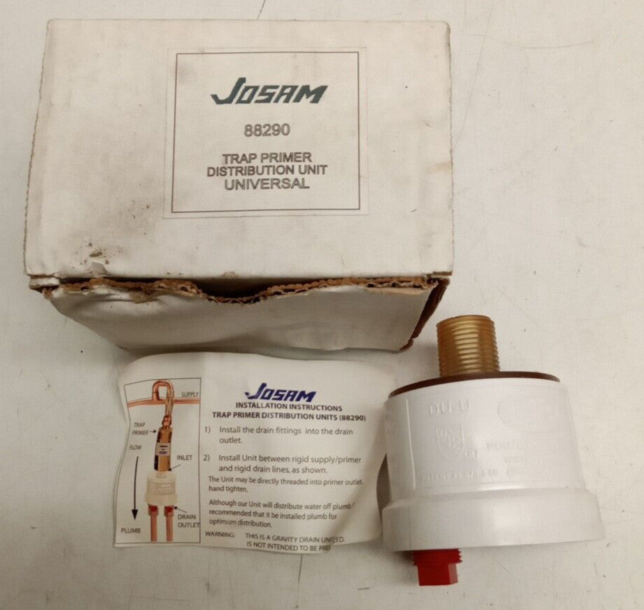 Josam 88290 Trap Primer Distribution Unit (Missing One Plug)