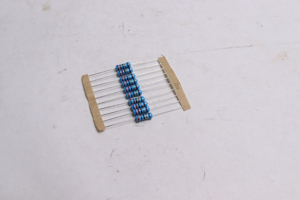 (10-Pk) Metal Film Resistor 22 Ohm 1/4 W 1% RES-22R