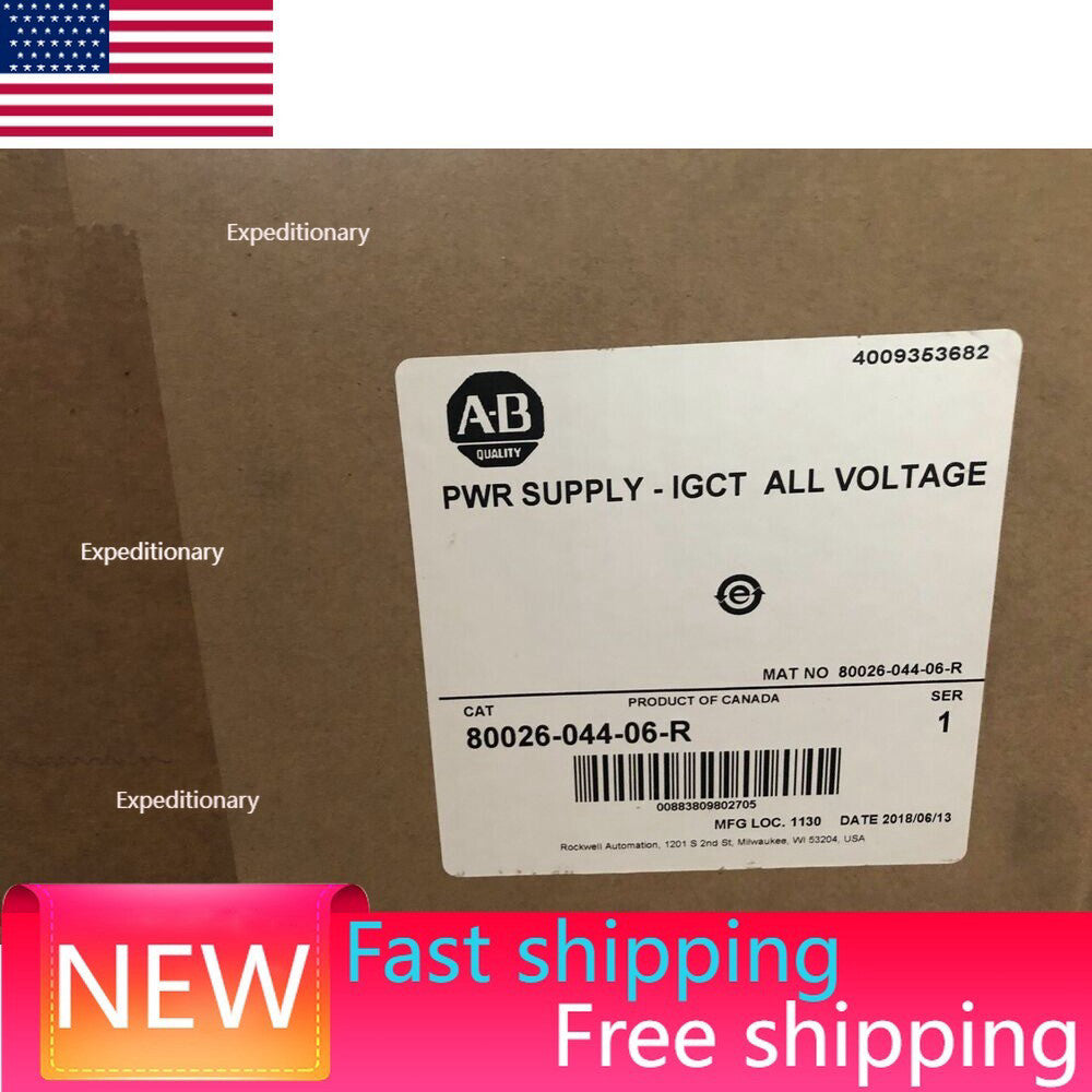 AB 80026-044-06-R Allen-Bradley Switching Power Supply 8002604406R US Free Tax