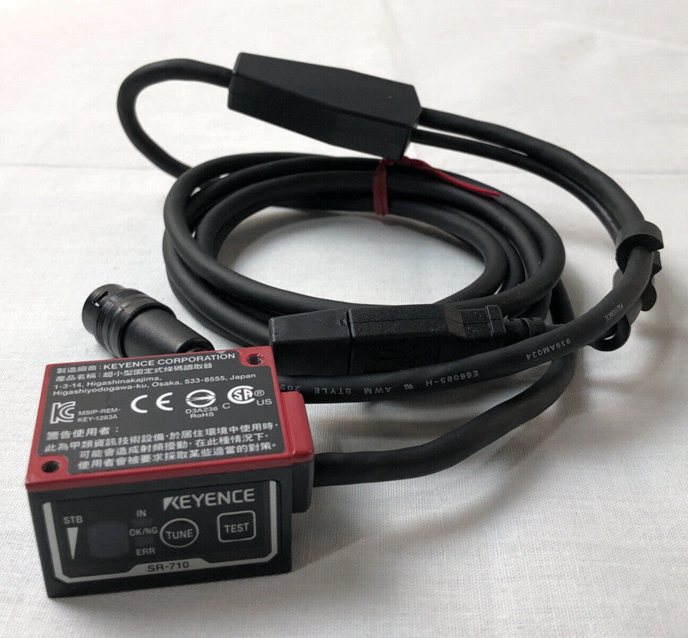 One Brand New KEYENCE SR-710 Barcode Reader