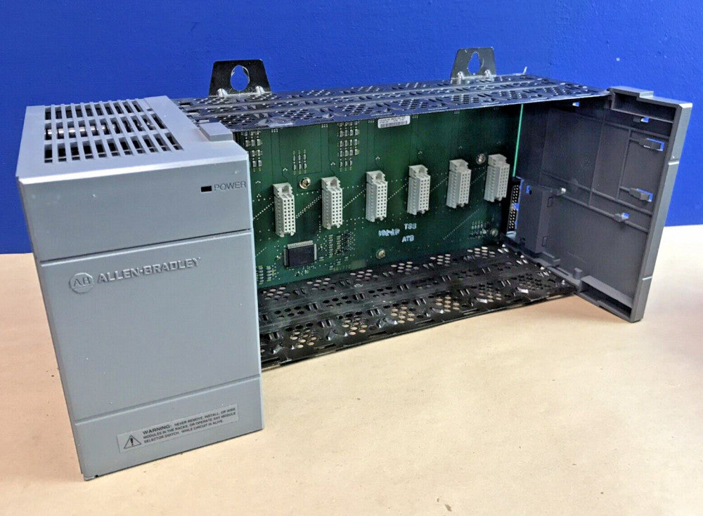 ALLEN BRADLEY 1746-P2/C POWER SUPPLY and 1746-A7/B SLC500 7-SLOT RACK