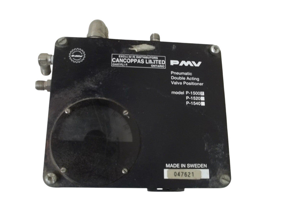 PMV P-1500 PNEUMATIC DOUBLE ACTING VALVE POSITIONER(AS PICTURED) UNMP