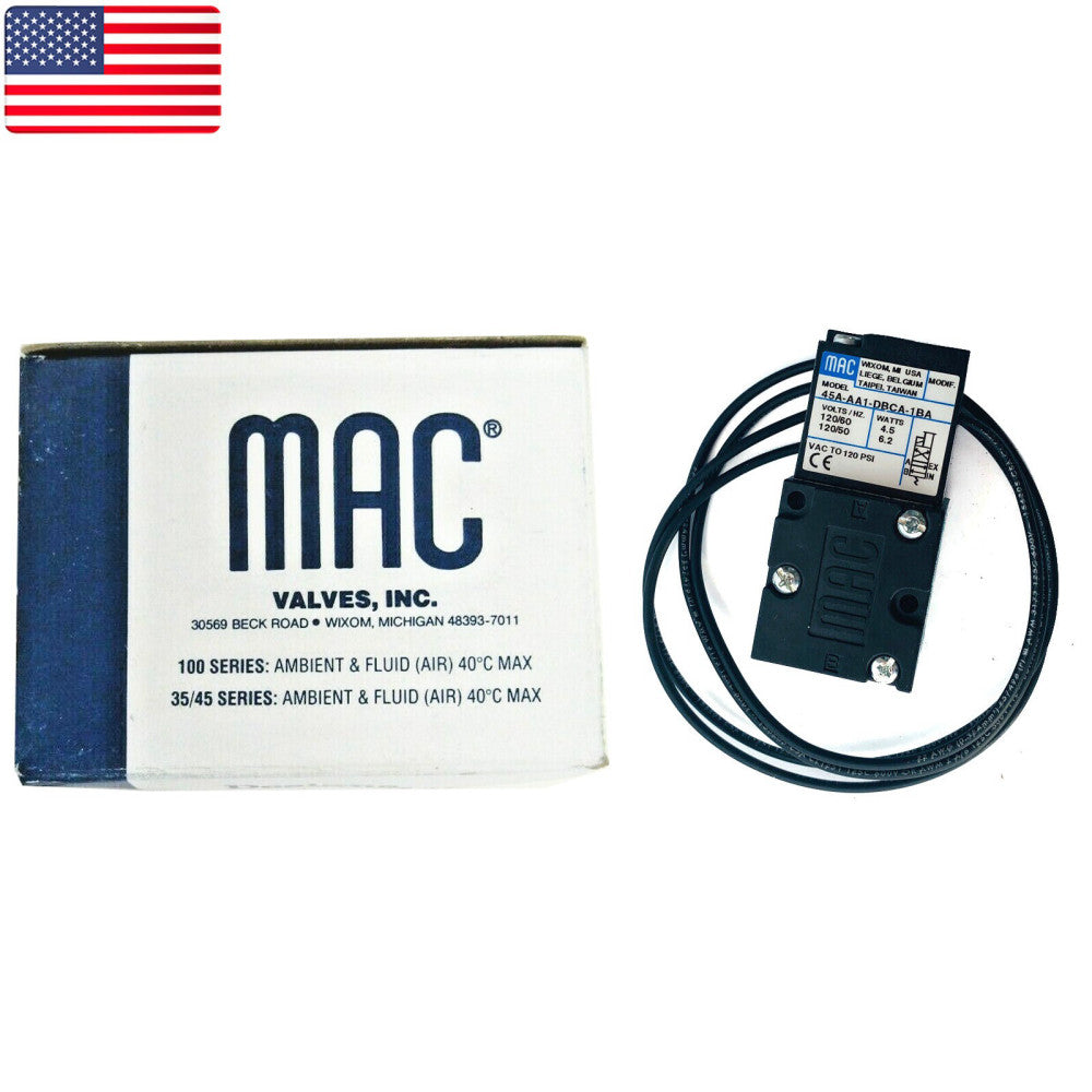 One Brand New MAC 45A-AA1-DBCA-1BA Solenoid Valve - US Stock