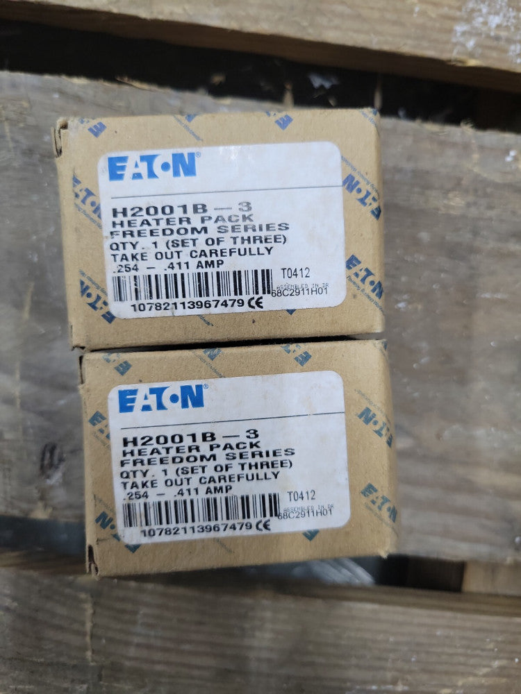 (1) New in Box! EATON CUTLER HAMMER H2001B-3 Heater Pack H2001B-3