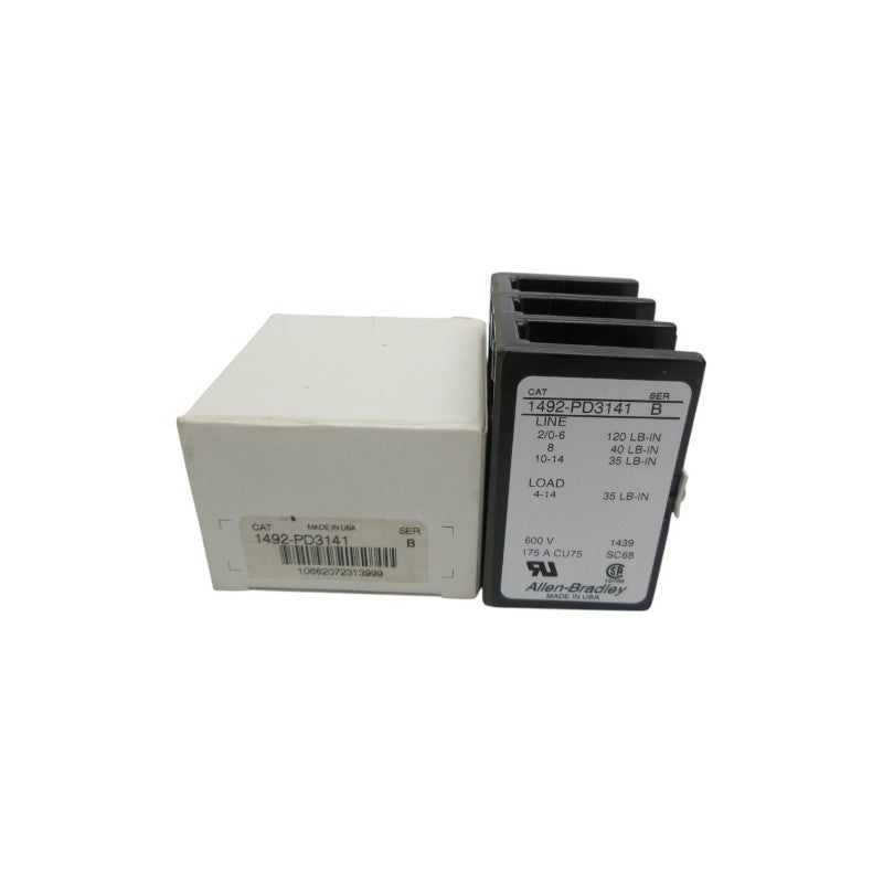 ALLEN BRADLEY 1492-PD3141 SER. B 600V 175A (WH) NSMP