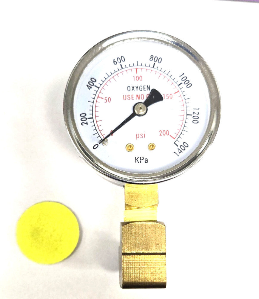 UNBRANDED OXYGEN PRESSURE GAUGE