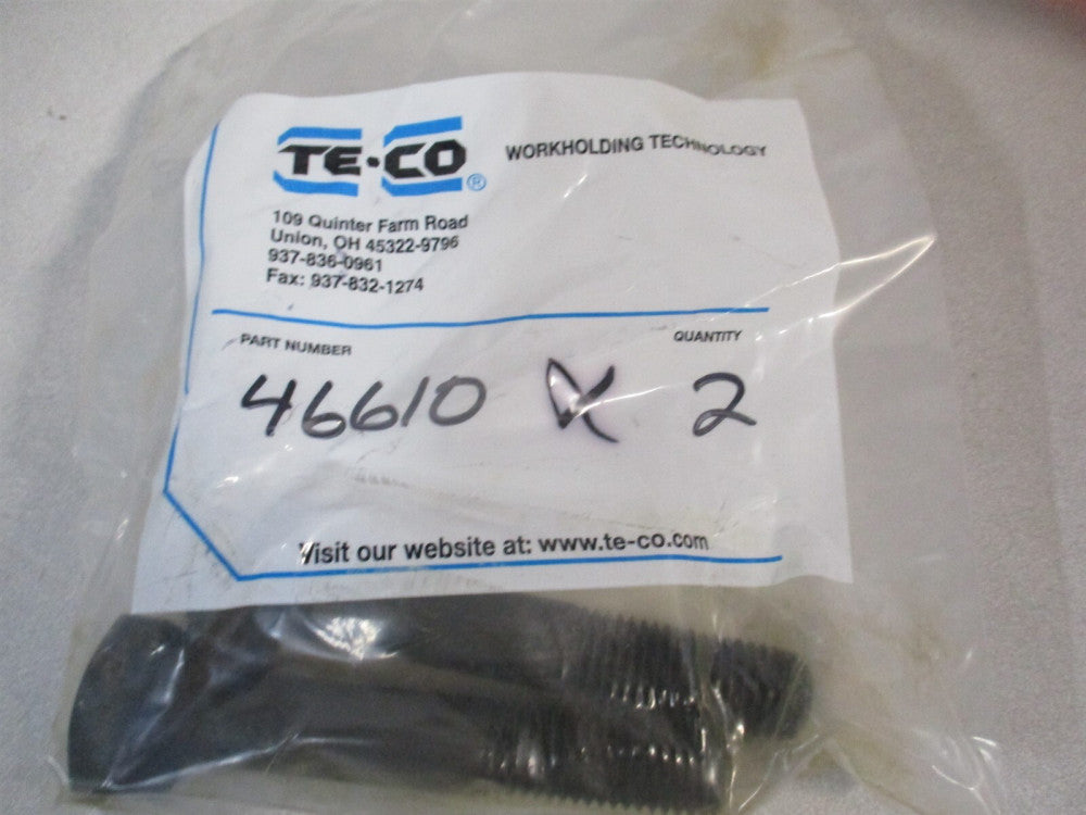TE-CO (46610) 3/4-10 Medium Carbon Steel Black Oxide Tugger T-Bolts - Pack of 2