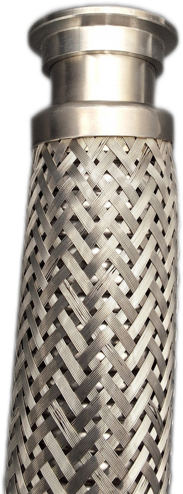 MDC Braided Hose NW40 48" Medium Wall Stainless Steel
