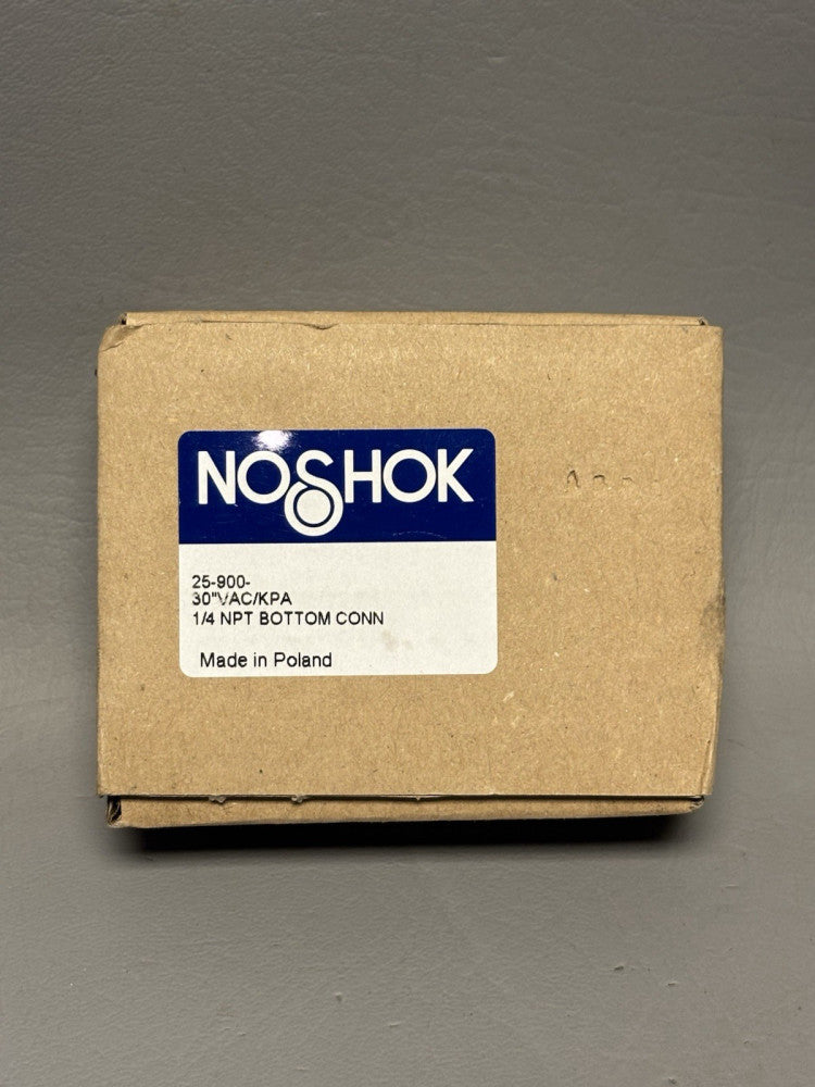 NEW Noshok 25-900-30 VAC KPA 1/4 NPT BOTTOM CONN GAUGE