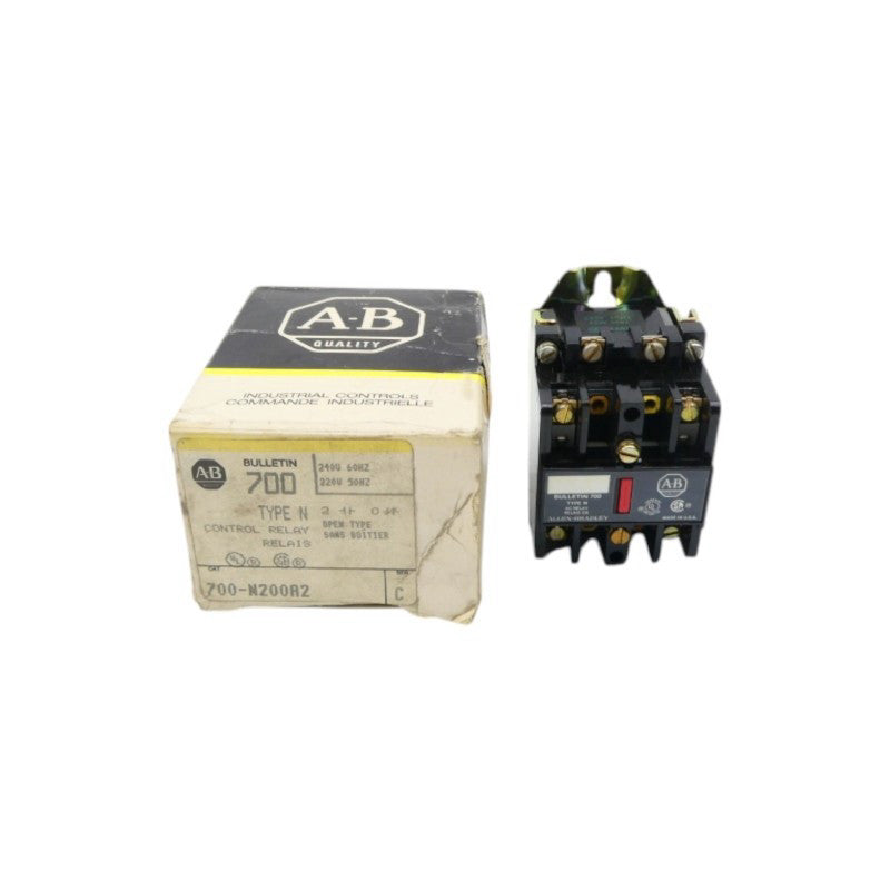 ALLEN BRADLEY 700-N200A2 SER. C 120-300VAC (BK/YL) NSMP