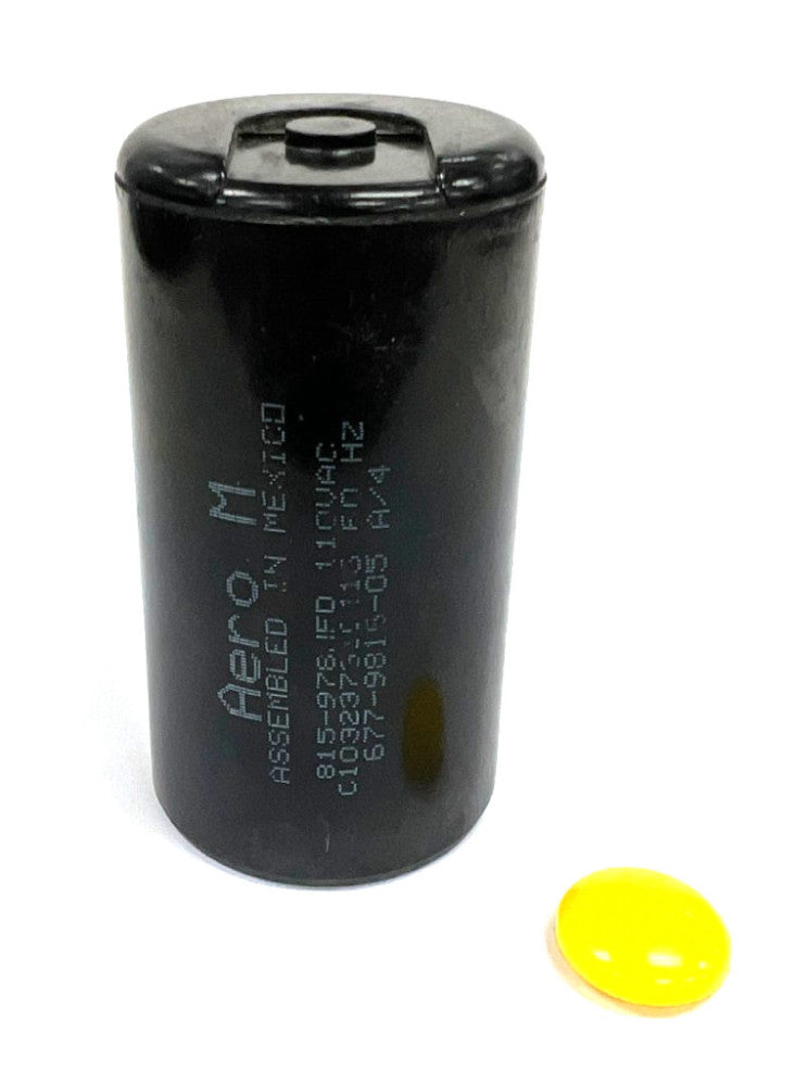 AERO M 815-987MFD START CAPACITOR 100V ROUND DIA 1-13/16" OAL 3-3/8"