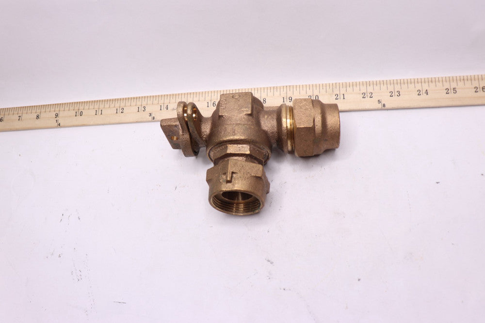 A.Y. McDonald Meter Ball Valve with Lock Wing 1-1/2" Compression 5182-102