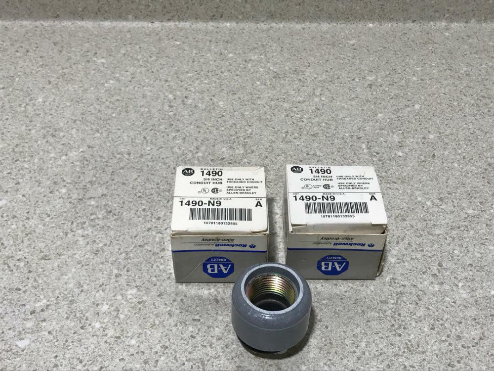 Allen Bradley 3/4" Conduit Hub 1490-N9 Ser. A NEW (Lot of 2)