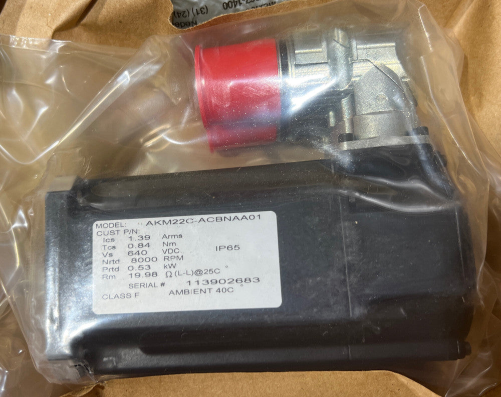 Kollmorgen AKM22C-ACBNAA01 Servo Motor Nos Surplus