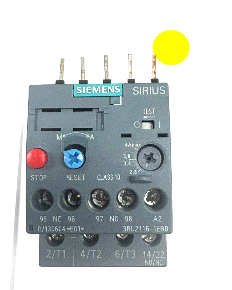 SIEMENS SIRIUS OVERLOAD RELAY 3RU2116-1EB0