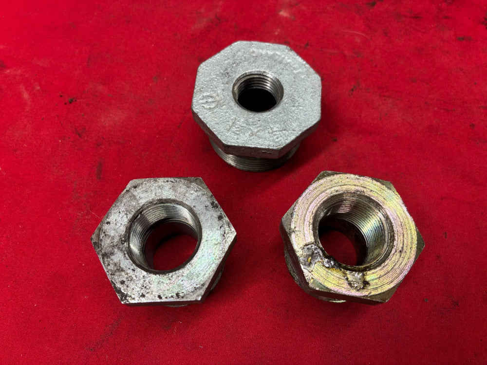 UNBRANDED ASSORTED REDUCER BUSHINGS (LOT OF 3)