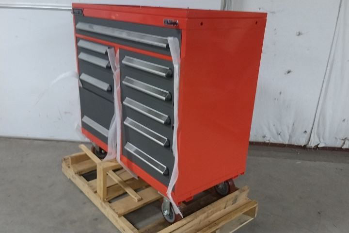 Proto J564542-10SG 10 Drawer 3200 Lb Total Load Cap Steel Rolling Tool Cabinet
