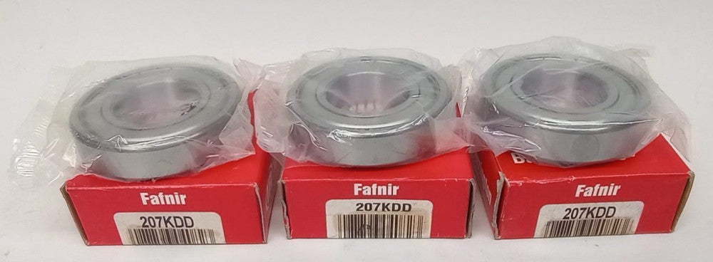 Fafnir 207KDD Ball Bearing Deep Groove 35X72X17mm Double Shielded (Pack of 3)