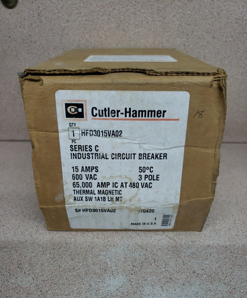 HFD 65K Circuit Breaker HFD3015VA02 15A 3P NTO