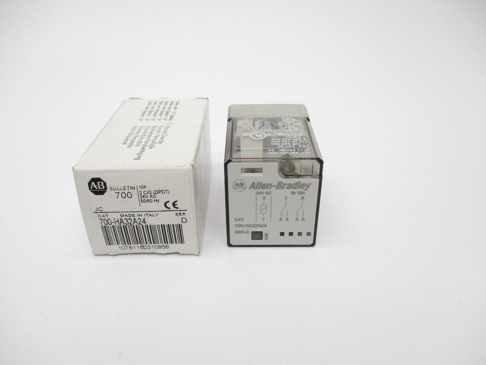 ALLEN BRADLEY 700-HA32A24 SER. D 24VAC 10A (WH) NSMP