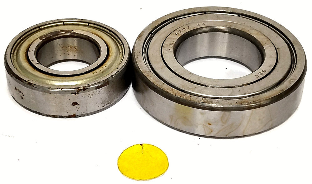 ASSORTED LOT OF SINGLE ROW BALL BEARINGS STEEL MATERIAL **LOT OF 2**