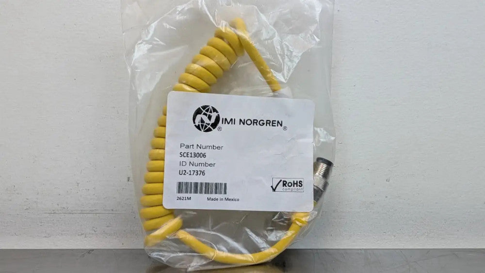 IMI Norgren SCE13006 Connecting Coil Cable U2-17376 x 9-36" Long M12 Male/Female