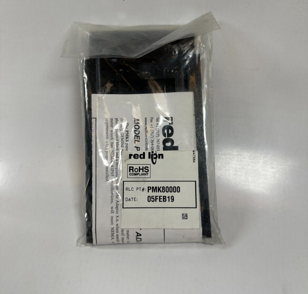 Red Lion PMK80000 Panel Mount Adapter Kit for PAX to Gemini Cut-Out - NEW