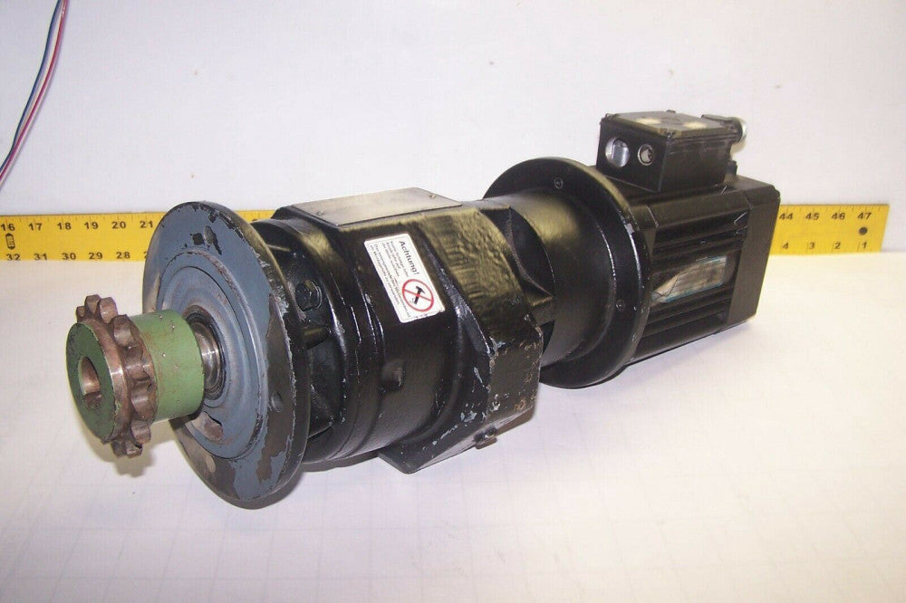 BAUMULLER MOTOR 942 03714 WITH SEW-EURODRIVE GEARBOX RF43 LP71