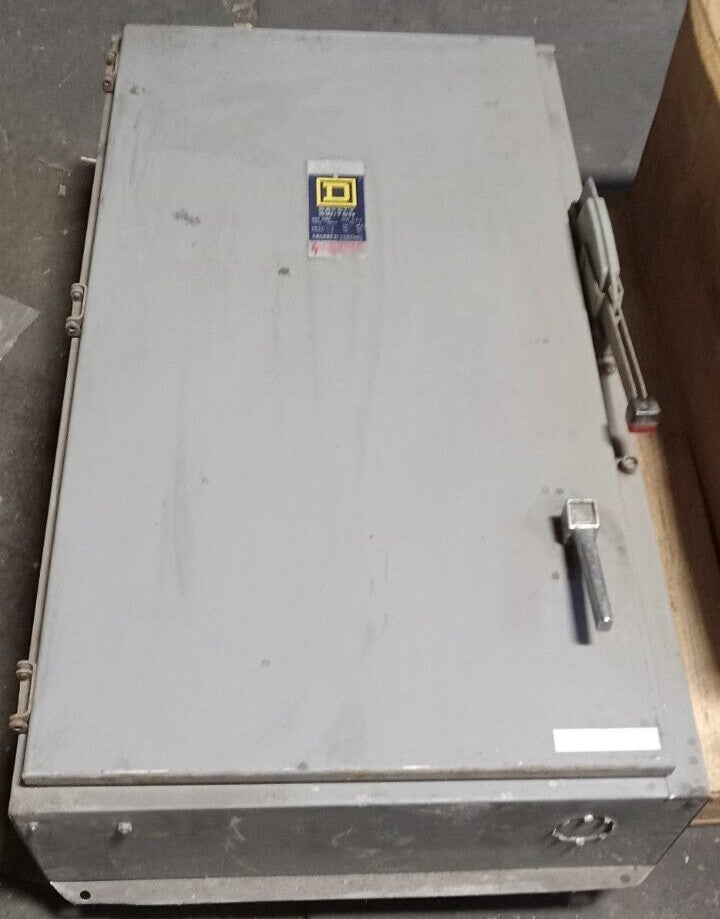 SQUARE D H365AWK 400 AMP SAFETY DISCONNECT SWITCH 3 POLE FUSIBLE 600 VAC