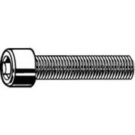 Zoro Select U07041.037.0125 3/8"-24 Socket Head Cap Screw, Socket, Zinc Plated