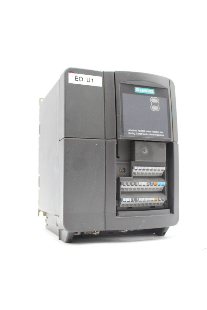 Siemens 6SE6440-2UD22-2BA1 MicroMaster 440 AC Drive *Missing Cover