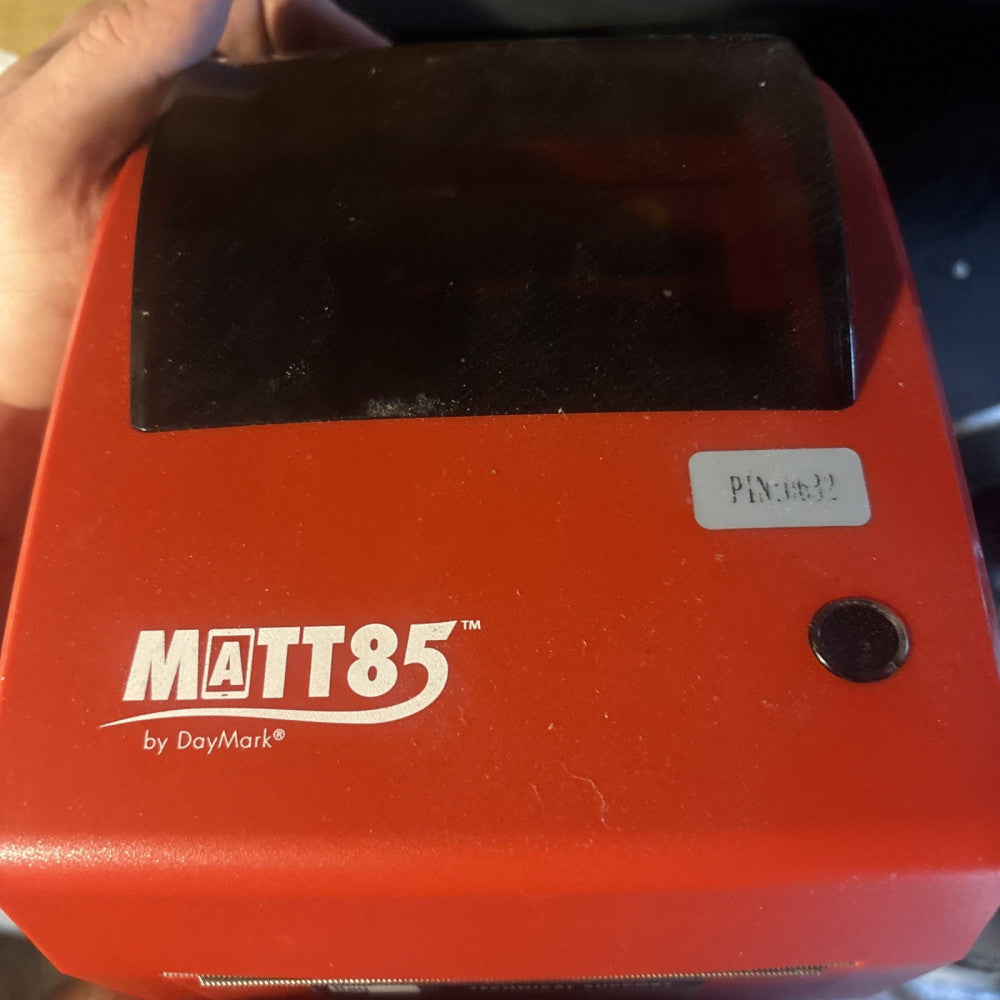 Daymark MenuPilot MATT85 Direct Thermal Food Label Printer Working
