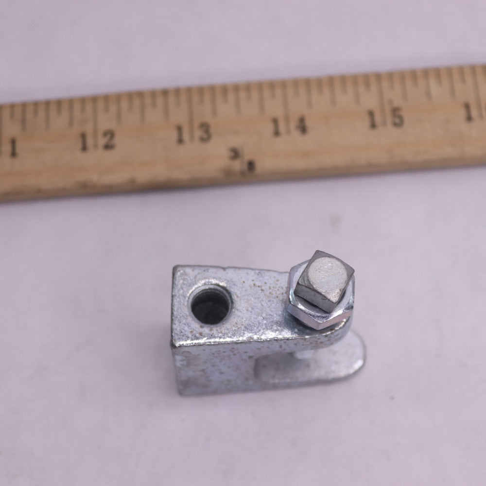 Beam C-Clamp Threaded Rod Zinc Plated Steel 3/8"