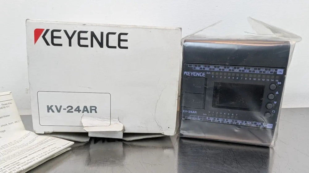 Keyence KV-24AR Base Unit 16 Inputs 8 Relay Outputs 100-240VAC