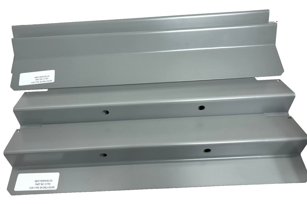 FEDERAL PACIFIC (4) WEATHERSHIELD BOTTOM PANELS 51TR3 FOR TYPE 3R ENCLOSURE