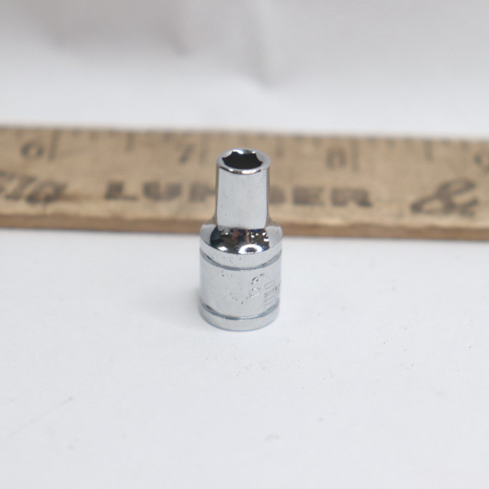 Silver Eagle Socket 6 Point 1/4" Drive x 3/16" A66SE